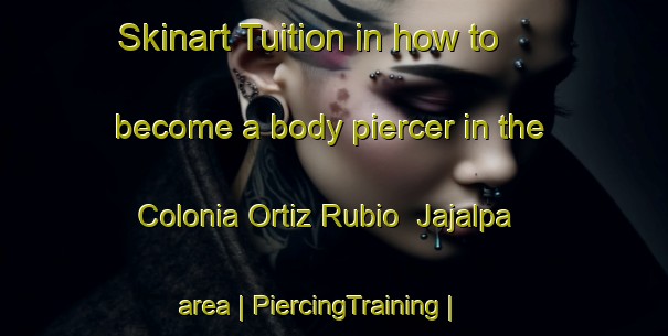 Skinart Tuition in how to become a body piercer in the Colonia Ortiz Rubio  Jajalpa area | PiercingTraining | PiercingClasses | SkinartTraining-Mexico
